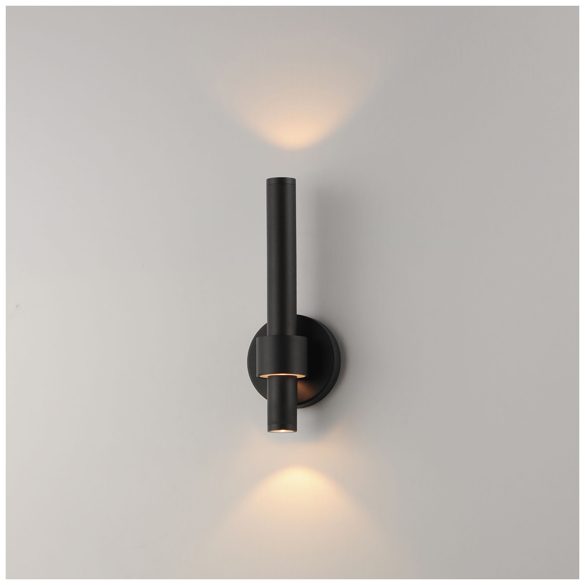 Image 5 ET2 Reveal 14" Black LED Outdoor Wall Sconce more views
