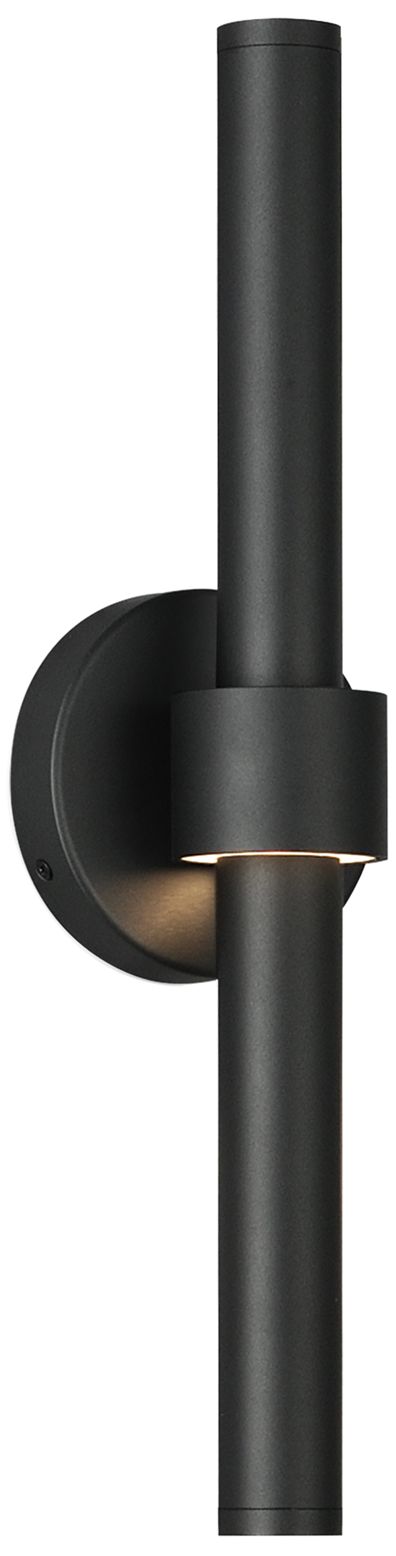 ET2 Reveal 20" Black LED Outdoor Wall Sconce