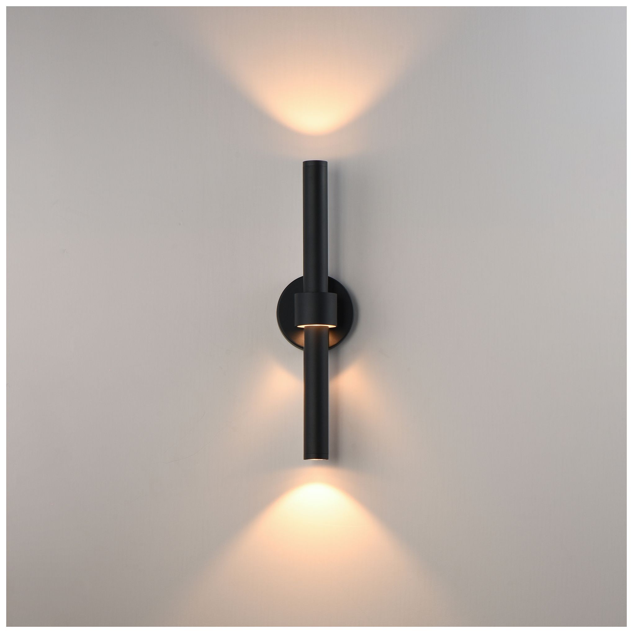 Image 3 ET2 Reveal 20" Black LED Outdoor Wall Sconce more views