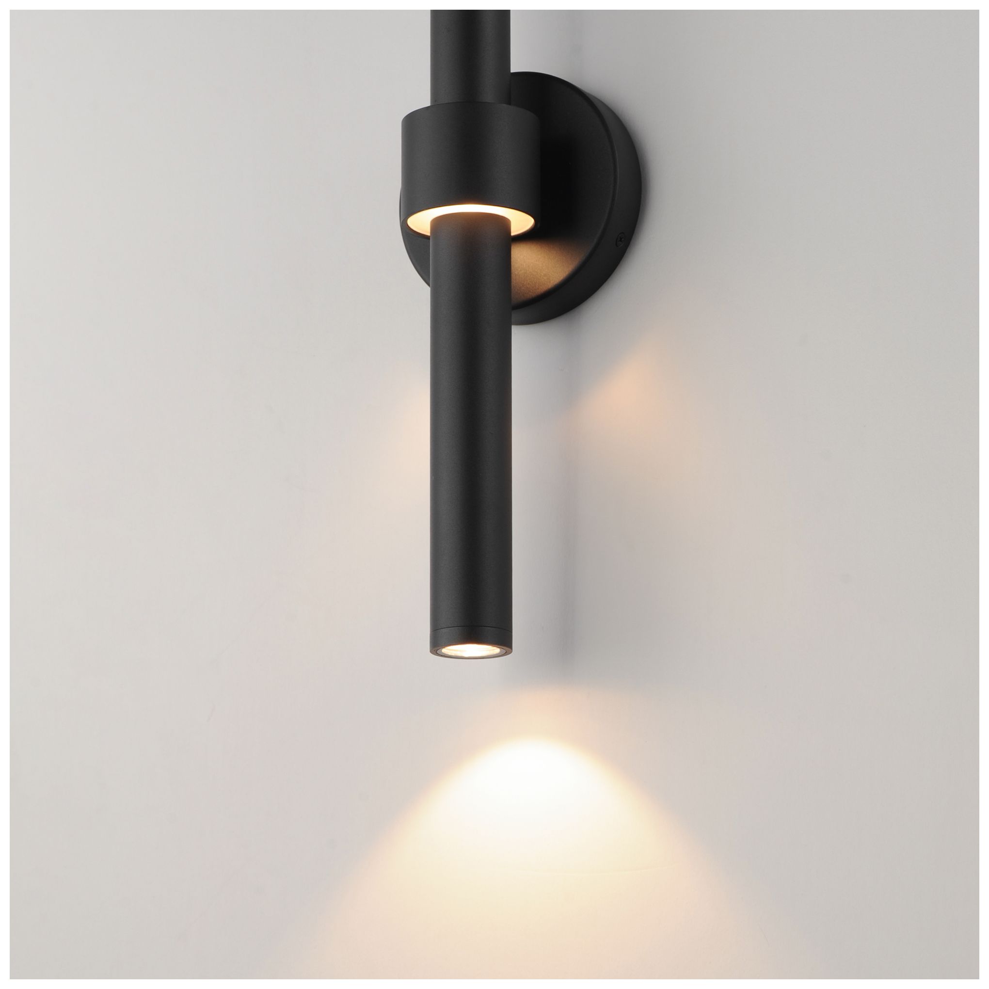 Image 6 ET2 Reveal 20" Black LED Outdoor Wall Sconce more views