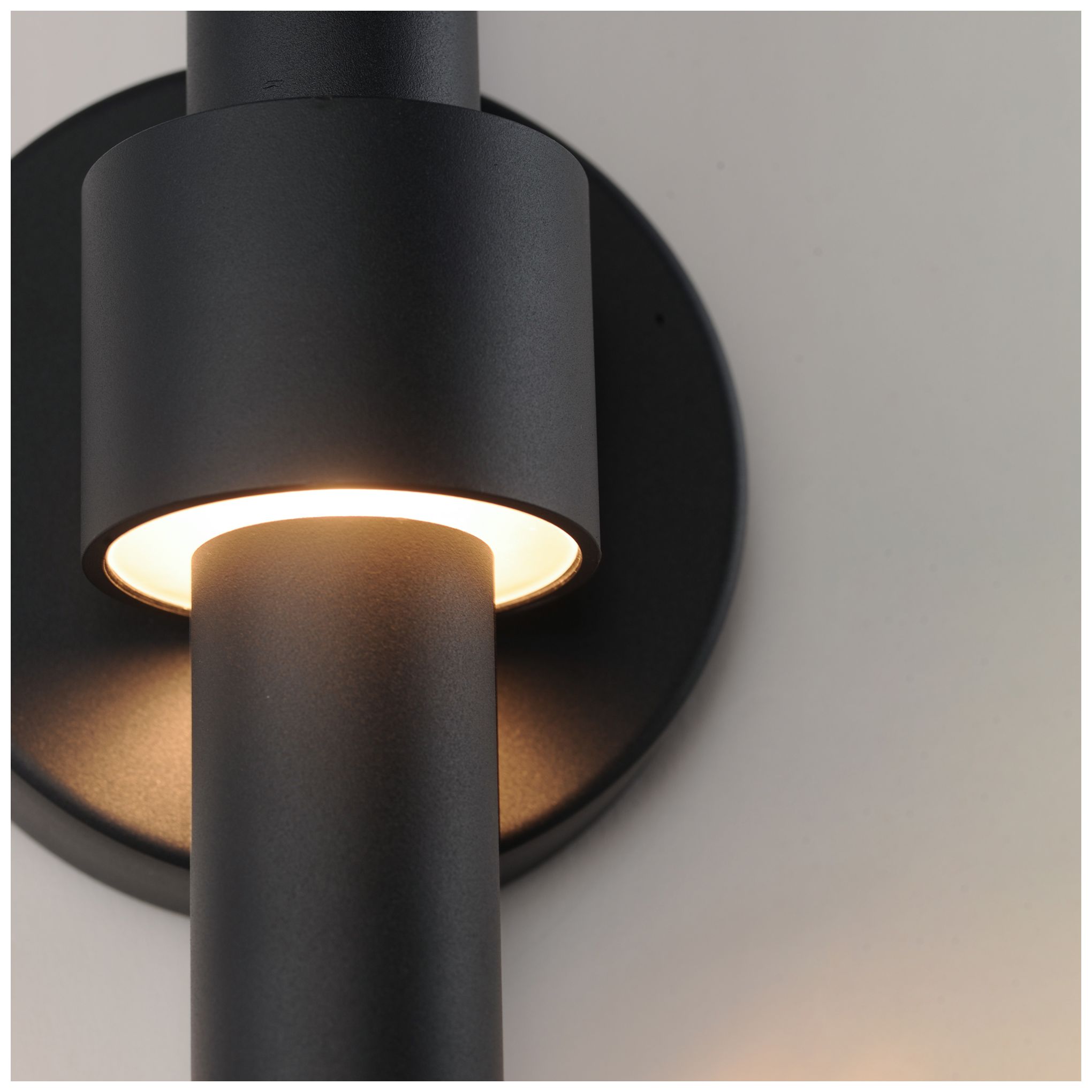 Image 7 ET2 Reveal 20" Black LED Outdoor Wall Sconce more views