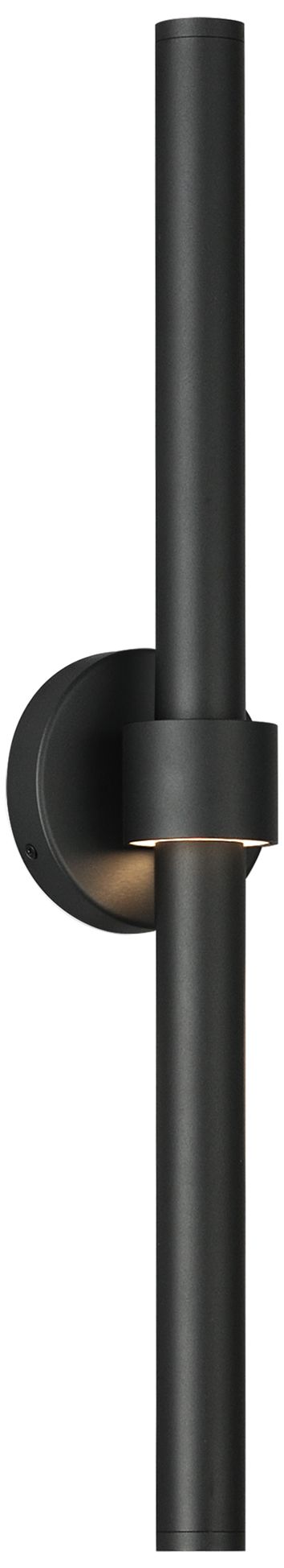 ET2 Reveal 28" Black LED Outdoor Wall Sconce