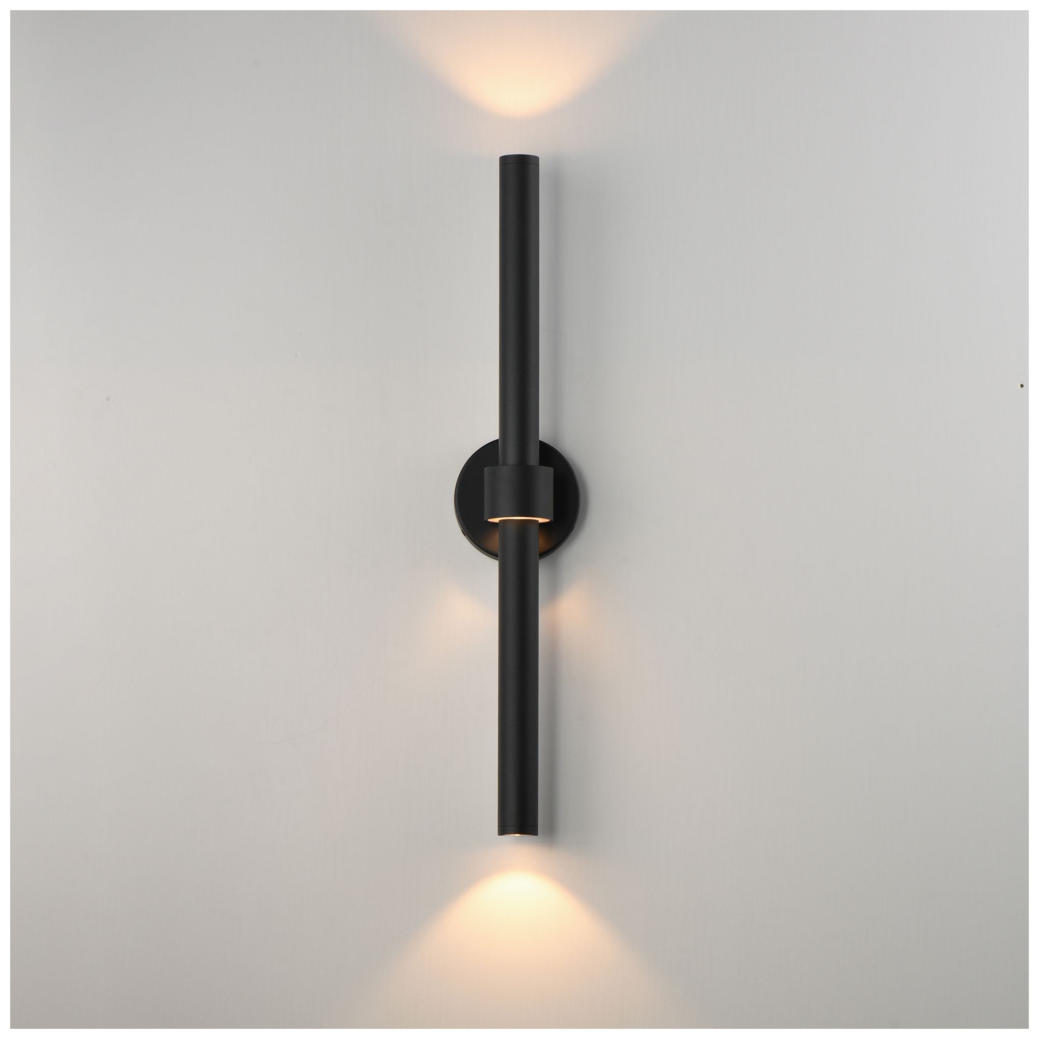 Image 3 ET2 Reveal 28" Black LED Outdoor Wall Sconce more views