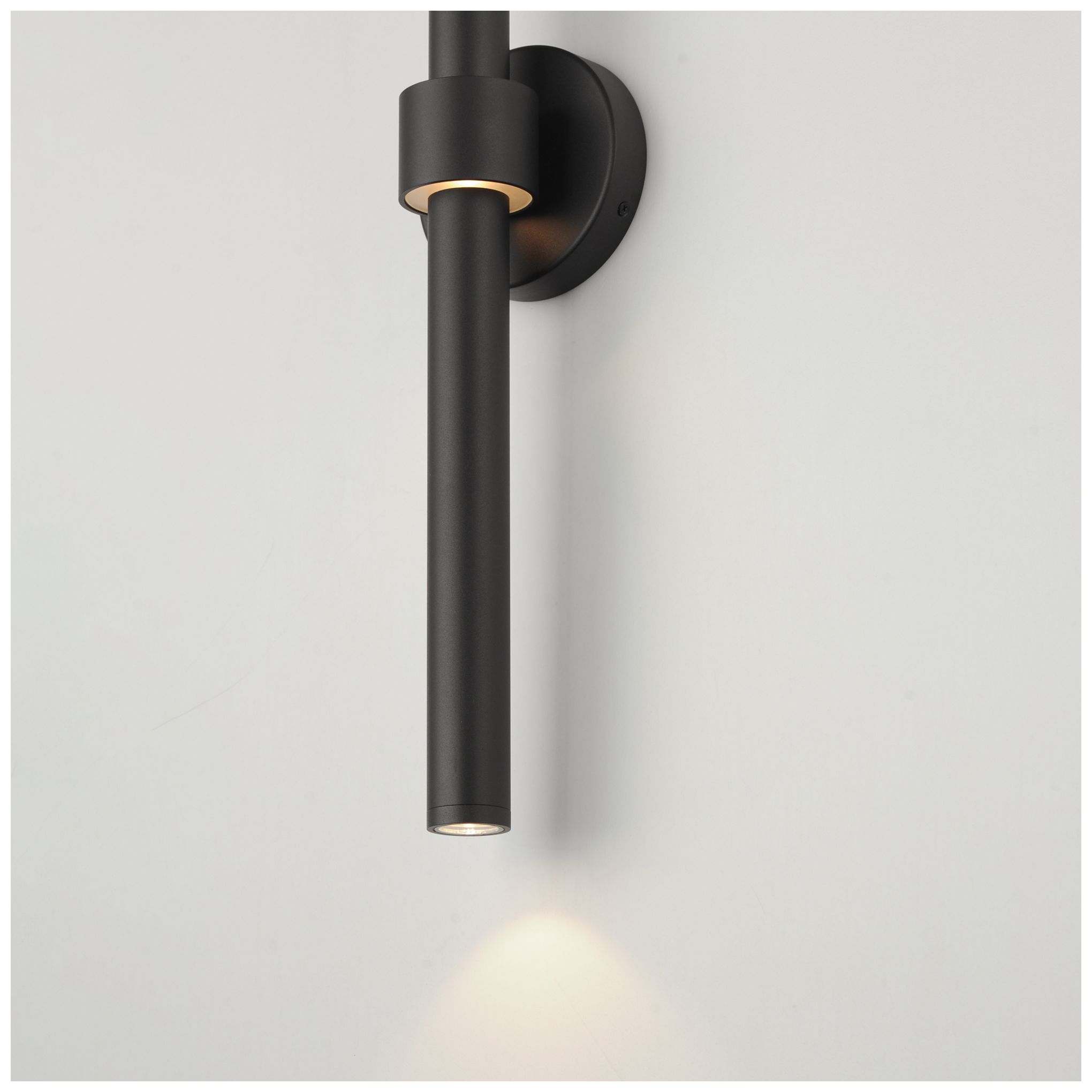 Image 6 ET2 Reveal 28" Black LED Outdoor Wall Sconce more views