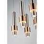 4_ET2 Reveal 32"W Nickel Brass Linear LED Multi-Light Pendant more views