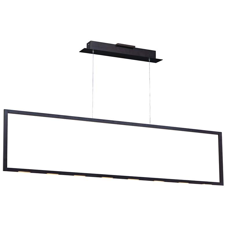 Image 1 ET2 Rhombus 55" Wide Bronze LED Kitchen Island Light Pendant