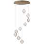 1_ET2 Rhythm 21 3/4" Wide Gold Multi-Light LED Pendant