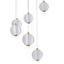 3_ET2 Rhythm 21 3/4" Wide Gold Multi-Light LED Pendant more views