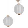 5_ET2 Rhythm 21 3/4" Wide Gold Multi-Light LED Pendant more views