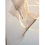 5_ET2 Rinkle 14 1/4" Wide Polished Chrome 3-Light LED Pendant more views