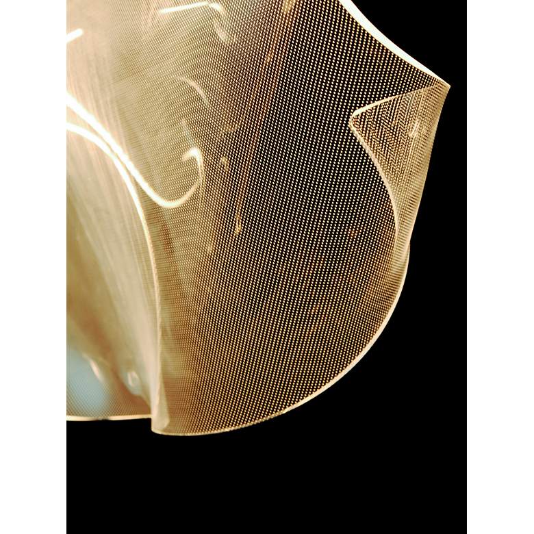 Image 6 ET2 Rinkle 14 1/4" Wide Polished Chrome 3-Light LED Pendant more views