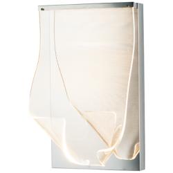 ET2 Rinkle 15 1/2" High Polished Chrome LED Wall Sconce