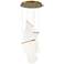 ET2 Rinkle 15 3/4" French Gold 3-Light LED Multi Pendant