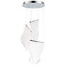 2_ET2 Rinkle 15 3/4"W Polished Chrome LED Multi-Light Pendant