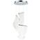 ET2 Rinkle 15 3/4"W Polished Chrome LED Multi-Light Pendant