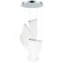 ET2 Rinkle 15 3/4"W Polished Chrome LED Multi-Light Pendant