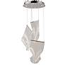 7_ET2 Rinkle 15 3/4"W Polished Chrome LED Multi-Light Pendant more views