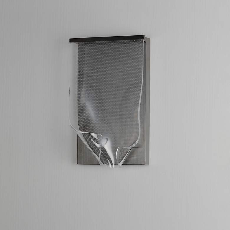 Image 2 ET2 Rinkle 16 1/2" High Brushed Gunmetal LED Wall Sconce more views