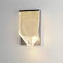 3_ET2 Rinkle 16 1/2" High Brushed Gunmetal LED Wall Sconce more views