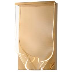 ET2 Rinkle 16 1/2" High French Gold ADA LED Wall Sconce
