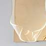 2_ET2 Rinkle 16 1/2" High French Gold ADA LED Wall Sconce more views