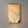 4_ET2 Rinkle 16 1/2" High French Gold ADA LED Wall Sconce more views