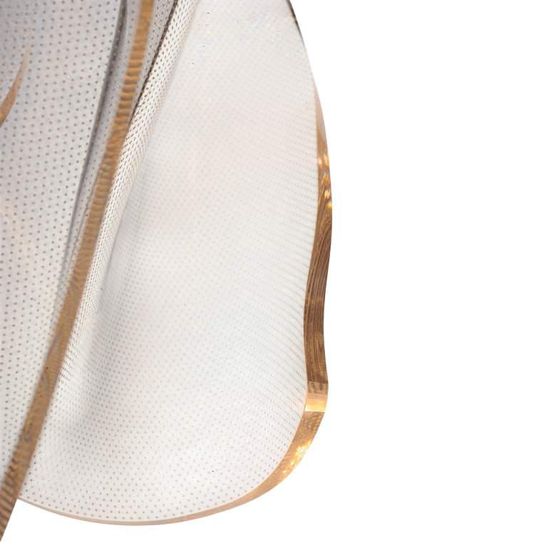 Image 2 ET2 Rinkle 21 1/2"W Brushed Gunmetal LED Multi-Light Pendant more views