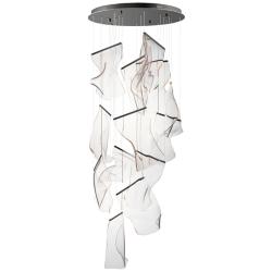ET2 Rinkle 27.5" Wide 14-Light Handcrafted Modern LED Pendant
