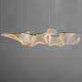 1_ET2 Rinkle 57 1/2" Wide Brushed Gunmetal LED Linear Pendant