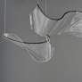 4_ET2 Rinkle 57 1/2" Wide Brushed Gunmetal LED Linear Pendant more views