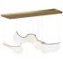 ET2 Rinkle 57 1/2" Wide French Gold LED Linear Pendant