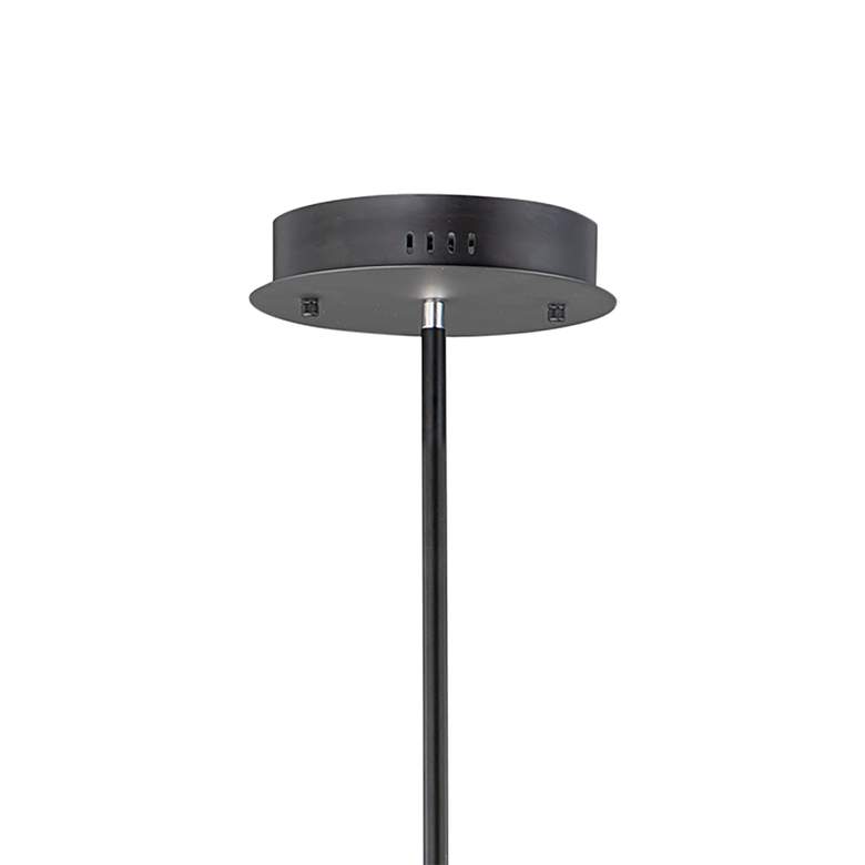 Image 4 ET2 Robotica 38 1/4" Wide Black 8-Light LED Pendant Light more views