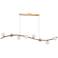 ET2 Rover 62 3/4" Wide Gold LED Kitchen Island Linear Pendant