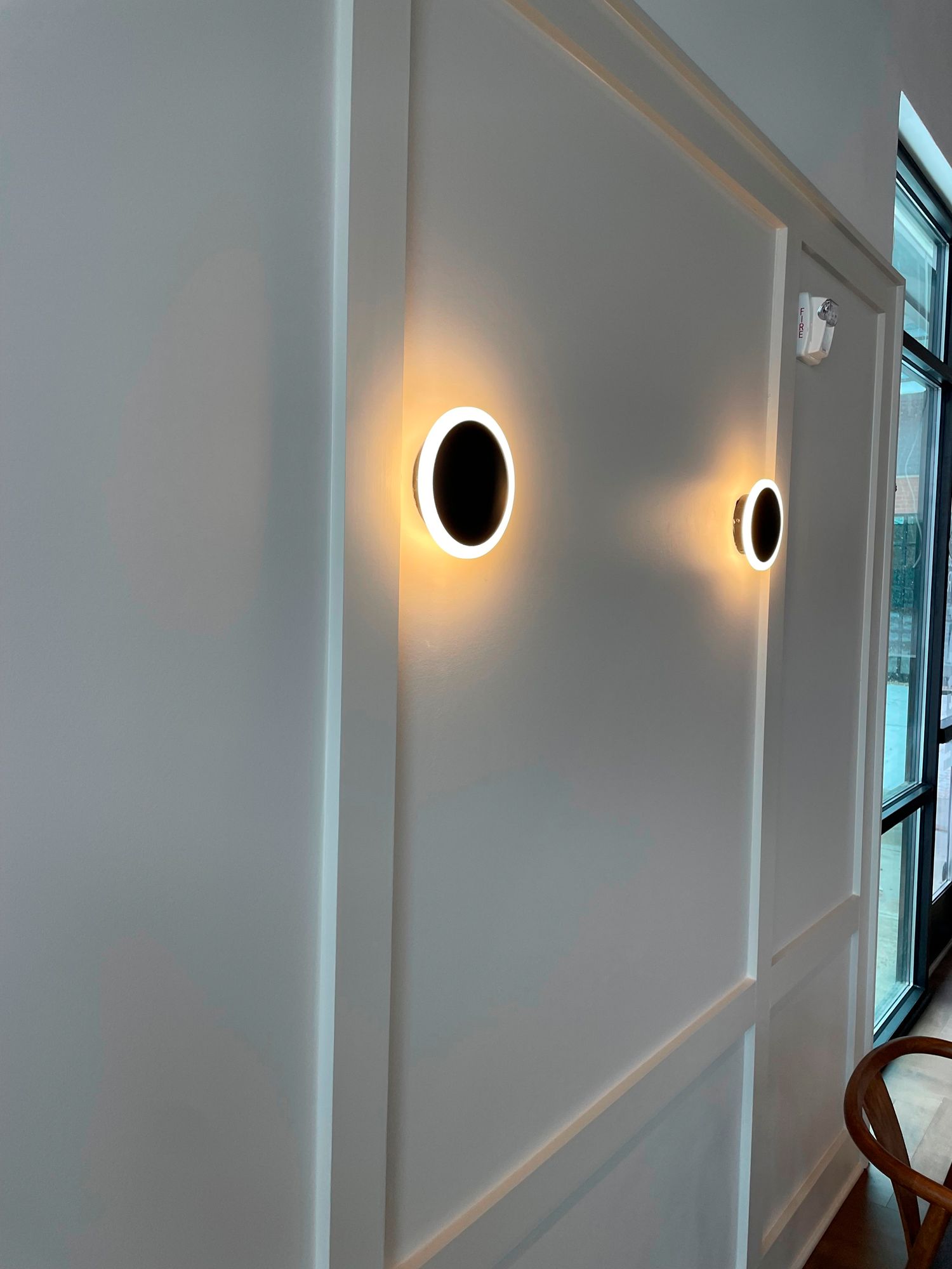 ET2 Saucer 7" High Gold LED Wall Sconce