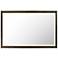ET2 Sawyer 48" x 32" Walnut Framed LED Mirror