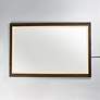 2_ET2 Sawyer 48" x 32" Walnut Framed LED Mirror more views
