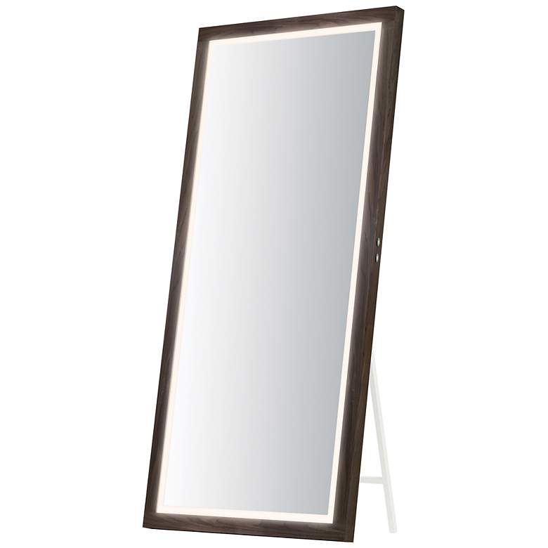 Image 1 ET2 Sawyer 68 "x 32" Walnut Framed LED Mirror