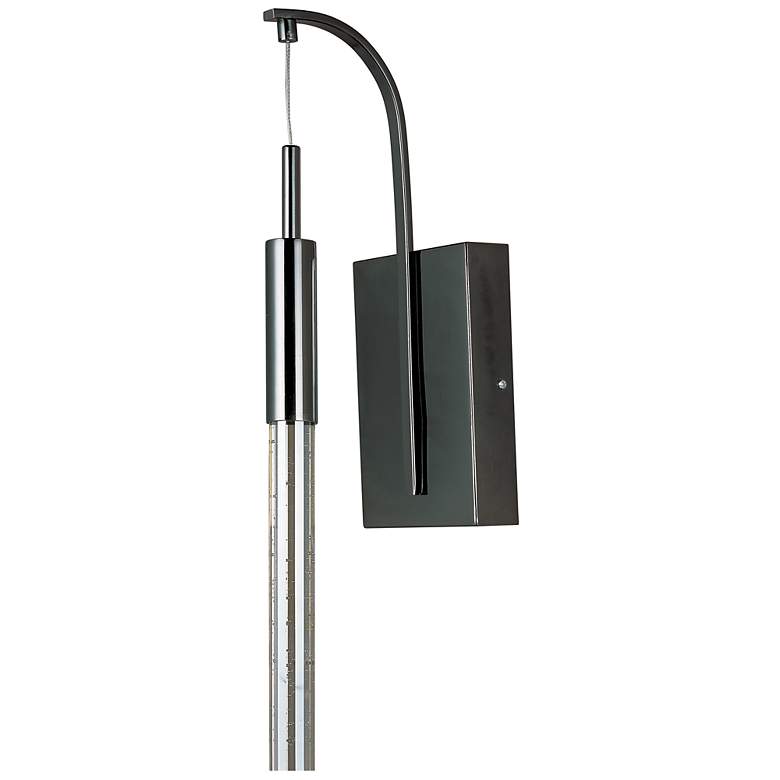 Image 1 ET2 Scepter 19" High Black Chrome LED Wall Sconce