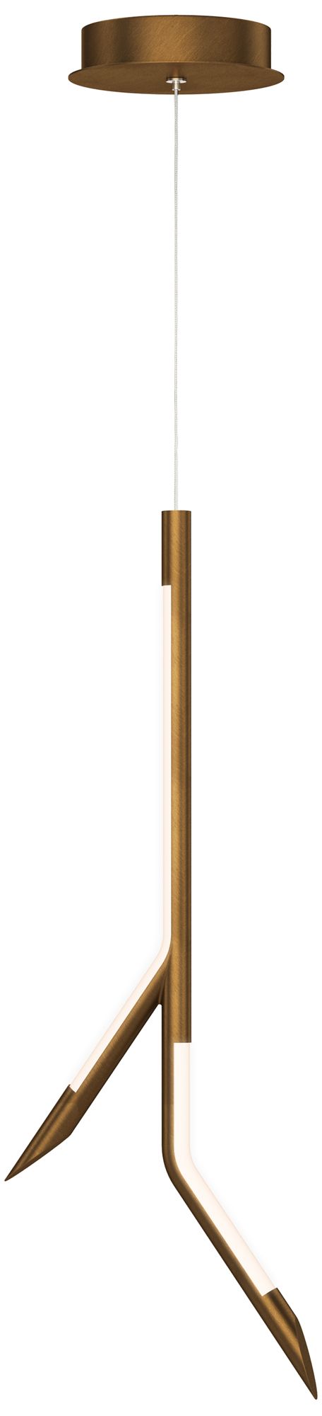 ET2 Scion 24" Weathered Brass LED Pendant