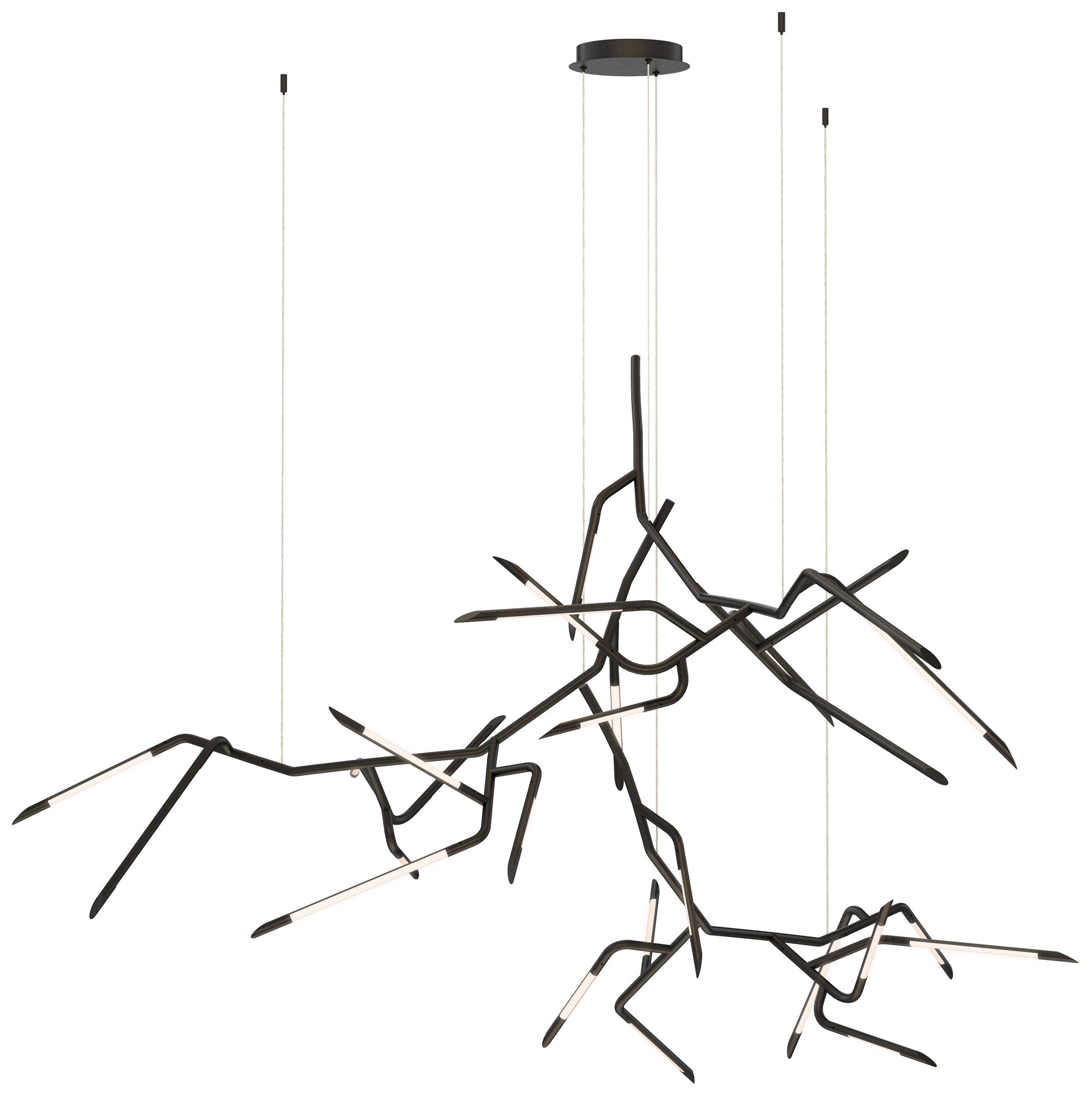 ET2 Scion 80" Black 3-Light LED Pendant
