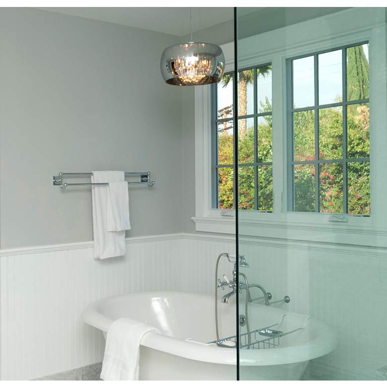 Image 5 ET2 Sense 19 3/4" Wide Polished Chrome Pendant Light more views