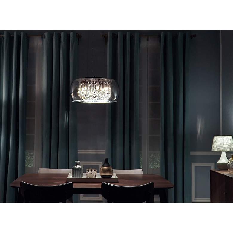 Image 7 ET2 Sense 19 3/4" Wide Polished Chrome Pendant Light more views