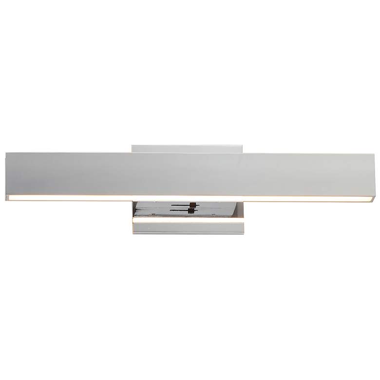 Image 1 ET2 SideLine 5CCT 18" Wide Polished Chrome LED Bath Vanity