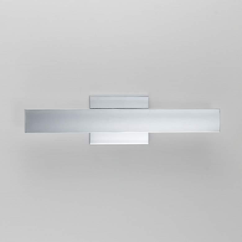 Image 2 ET2 SideLine 5CCT 18" Wide Polished Chrome LED Bath Vanity more views