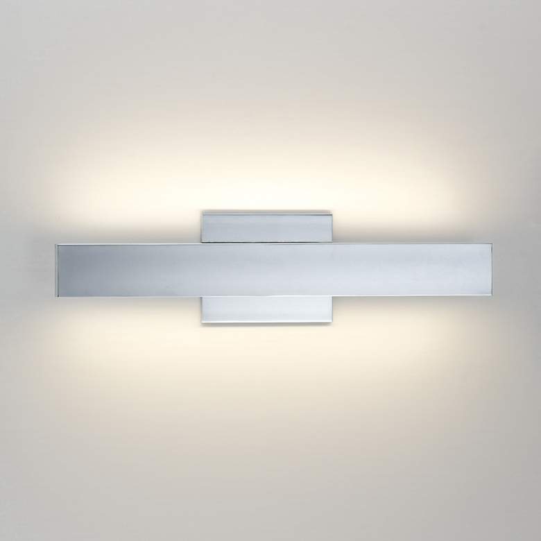 Image 3 ET2 SideLine 5CCT 18" Wide Polished Chrome LED Bath Vanity more views