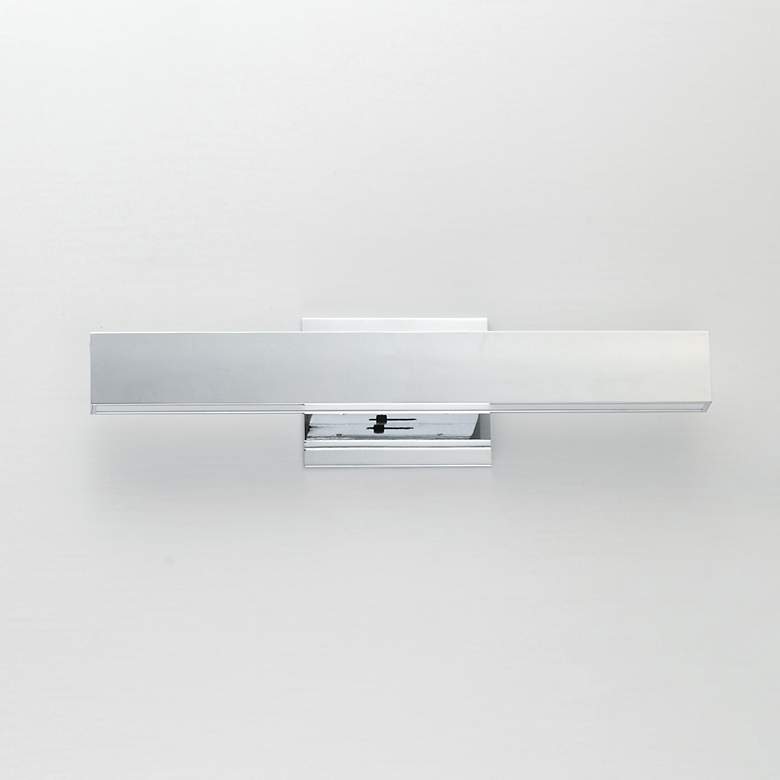 Image 4 ET2 SideLine 5CCT 18" Wide Polished Chrome LED Bath Vanity more views