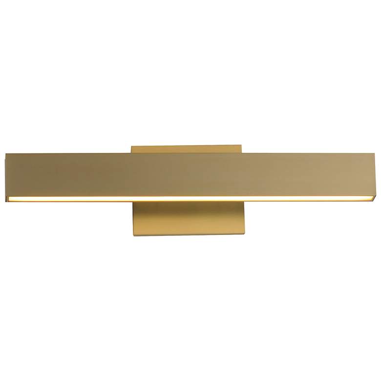 Image 1 ET2 SideLine 5CCT 18" Wide Satin Brass LED Bath Vanity