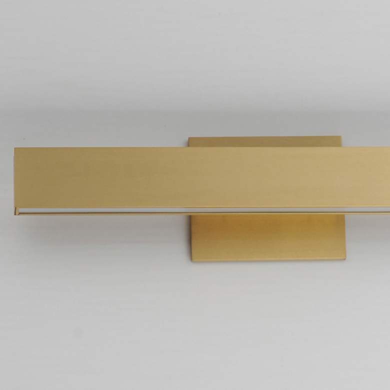 Image 4 ET2 SideLine 5CCT 18" Wide Satin Brass LED Bath Vanity more views
