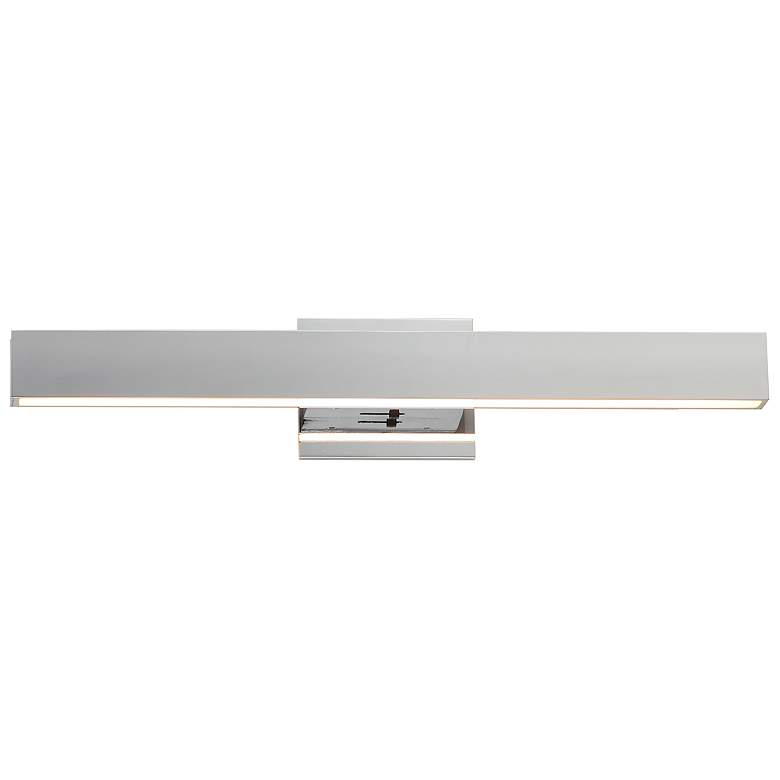 Image 1 ET2 SideLine 5CCT 24" Wide Polished Chrome LED Bath Vanity
