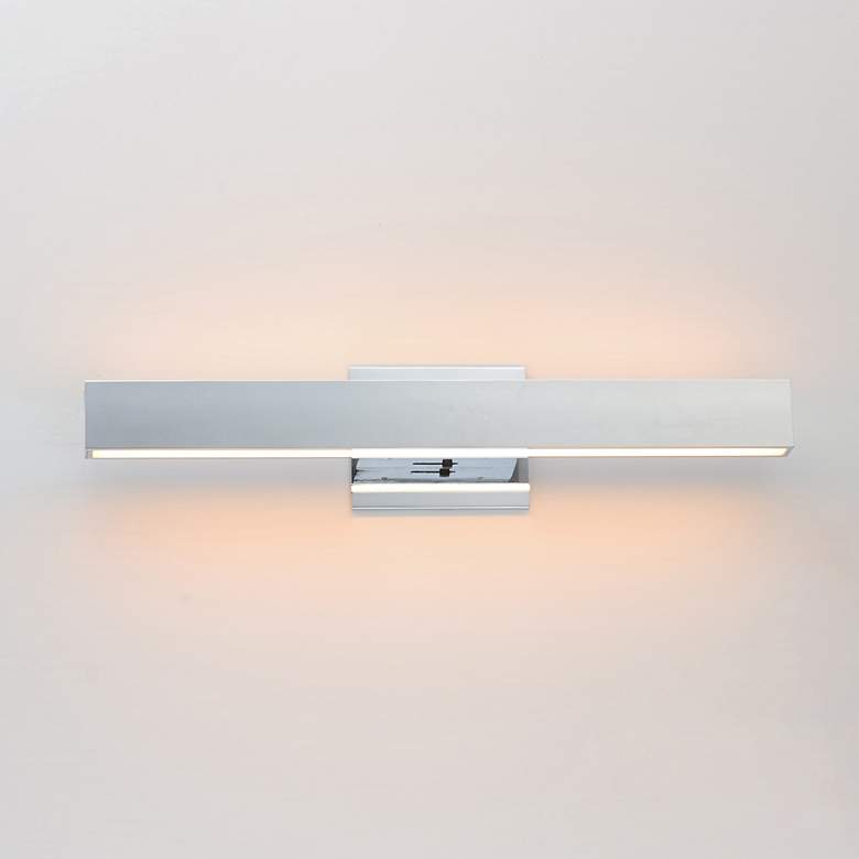 Image 3 ET2 SideLine 5CCT 24" Wide Polished Chrome LED Bath Vanity more views